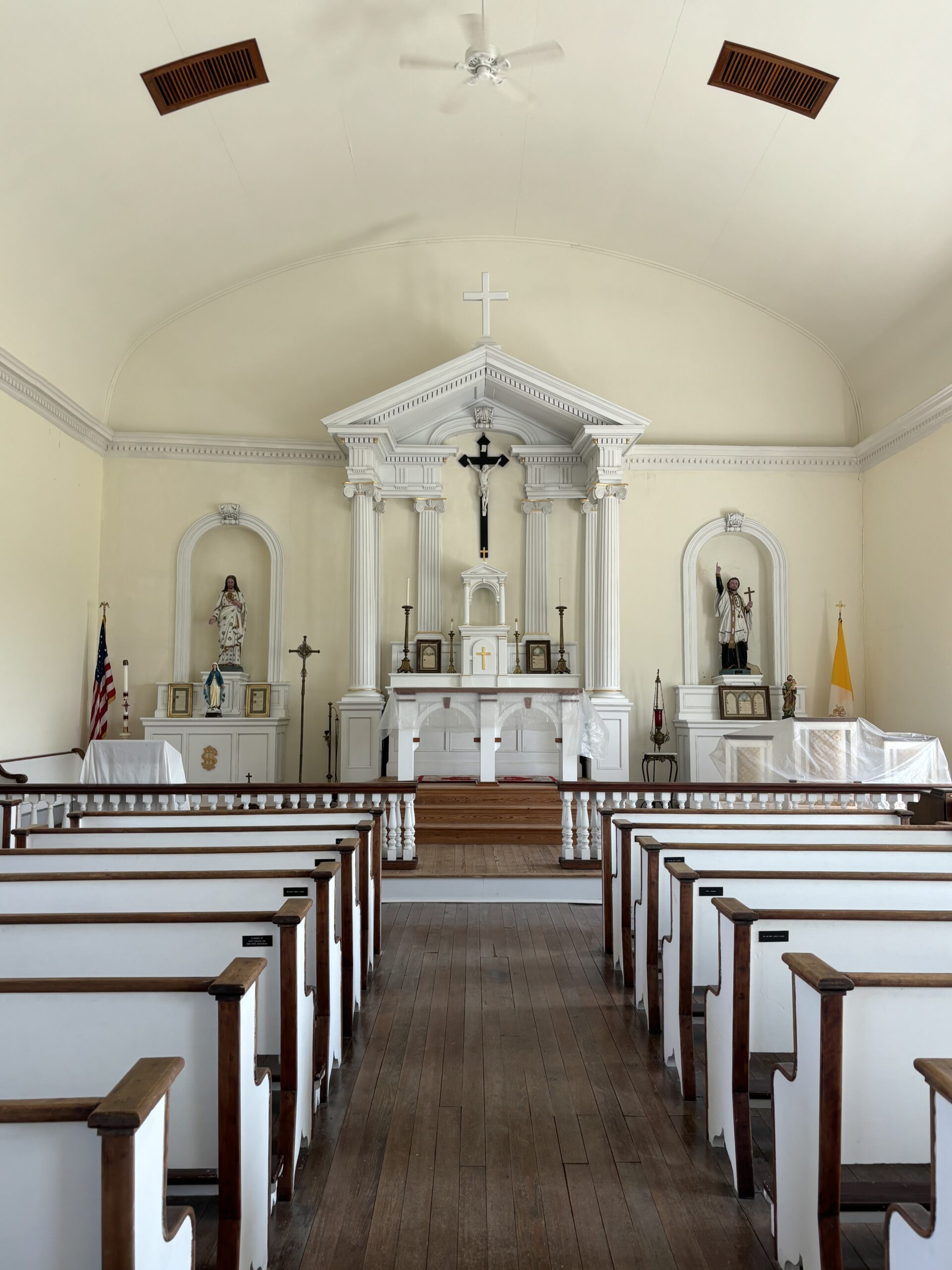Interior of St. Francis Xavier Shrine
